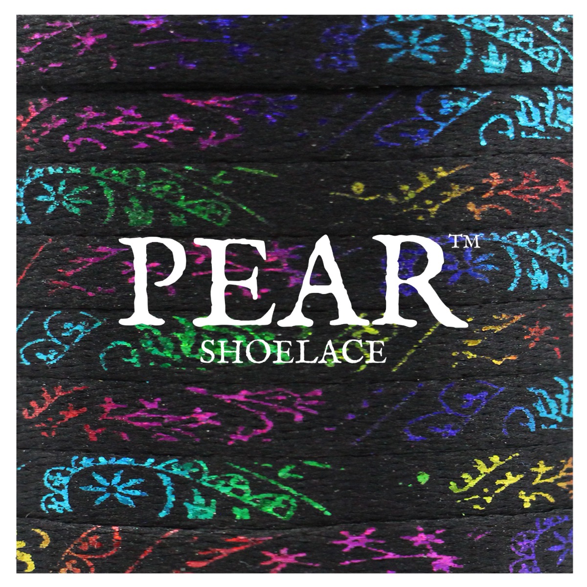 Paisley Shoelace - Flat Width 10mm-BKMLTI