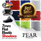 Elastic Shoelace - Flat Width 7mm - Easy, Simple No Tie Shoelace