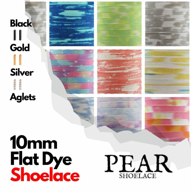 Dye Shoelace - Flat Width 10mm