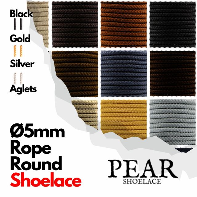Rope Shoelace - Round Ø5mm 