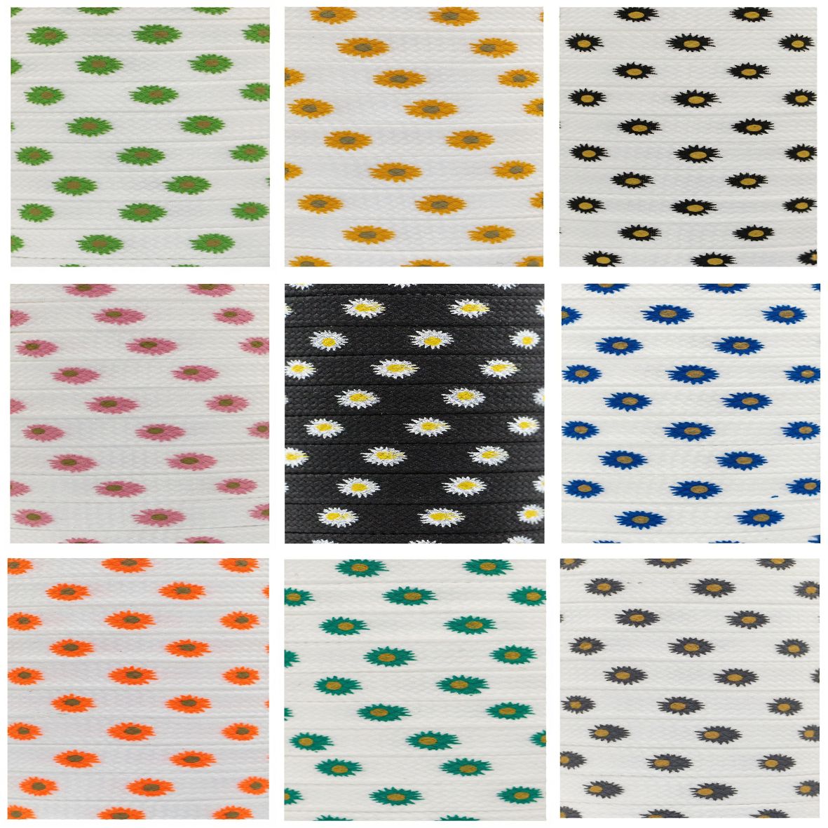 Daisy Flat Shoelaces