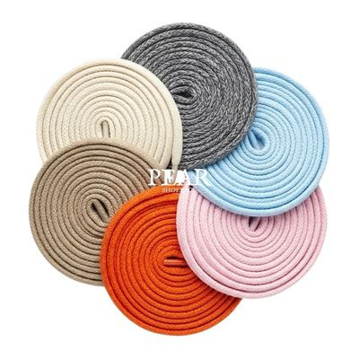 Flat Cotton Shoelaces - 6mm