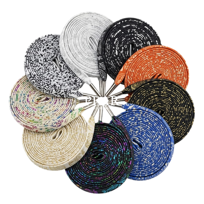 Multi-colour paisley shoelaces - Pear Shoelace