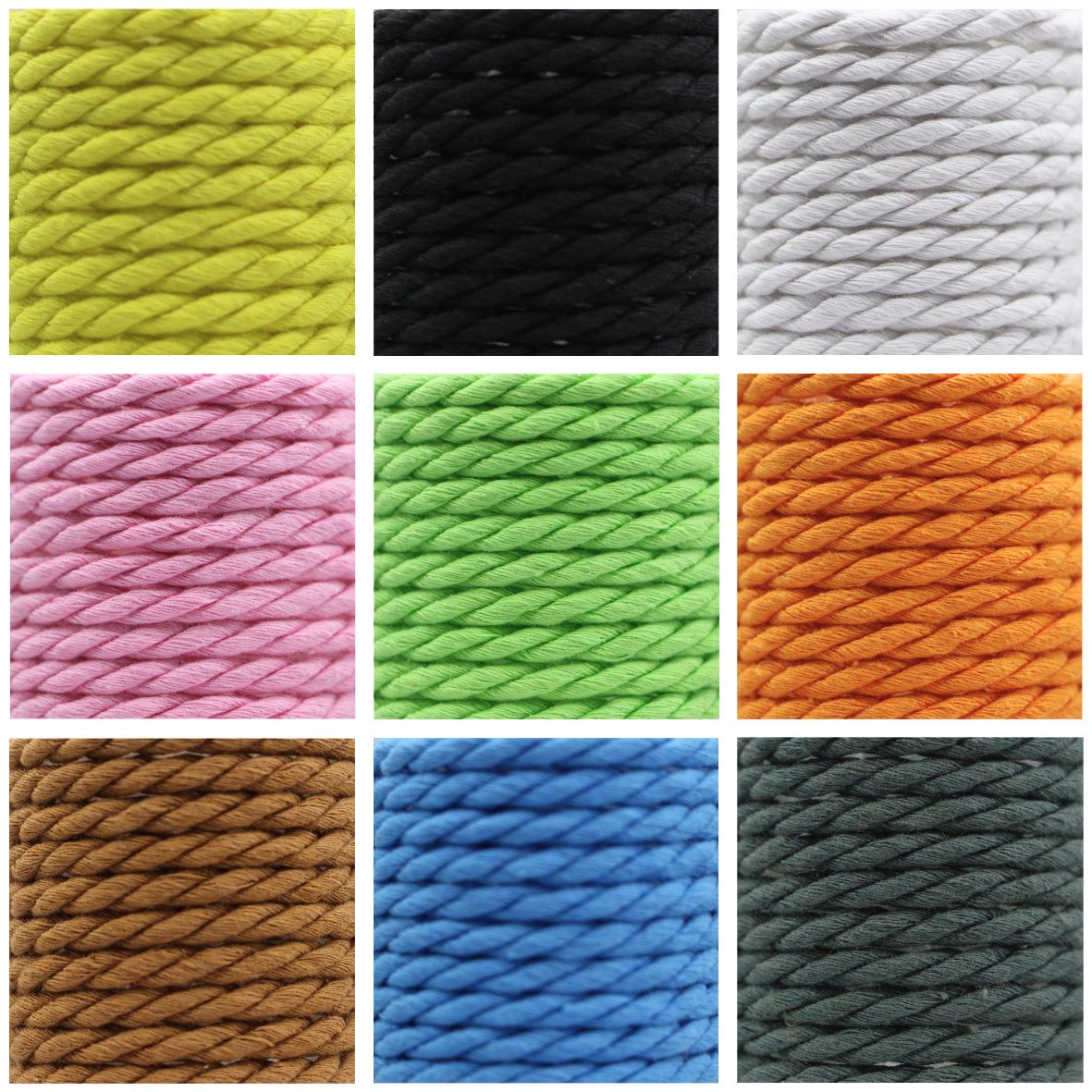 Black Twisted Shoelace