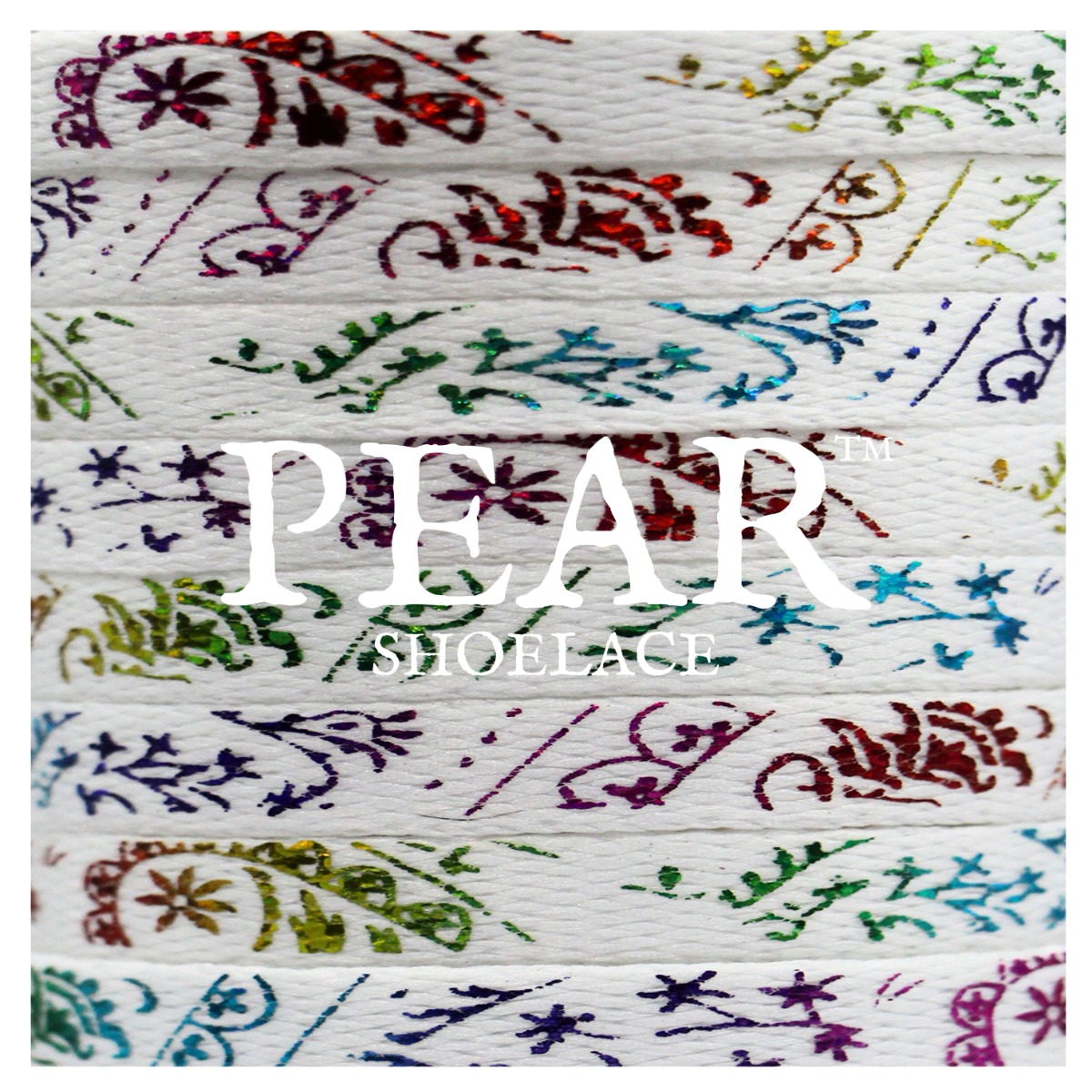 Paisley Shoelace - Flat Width 10mm-WTMLTI