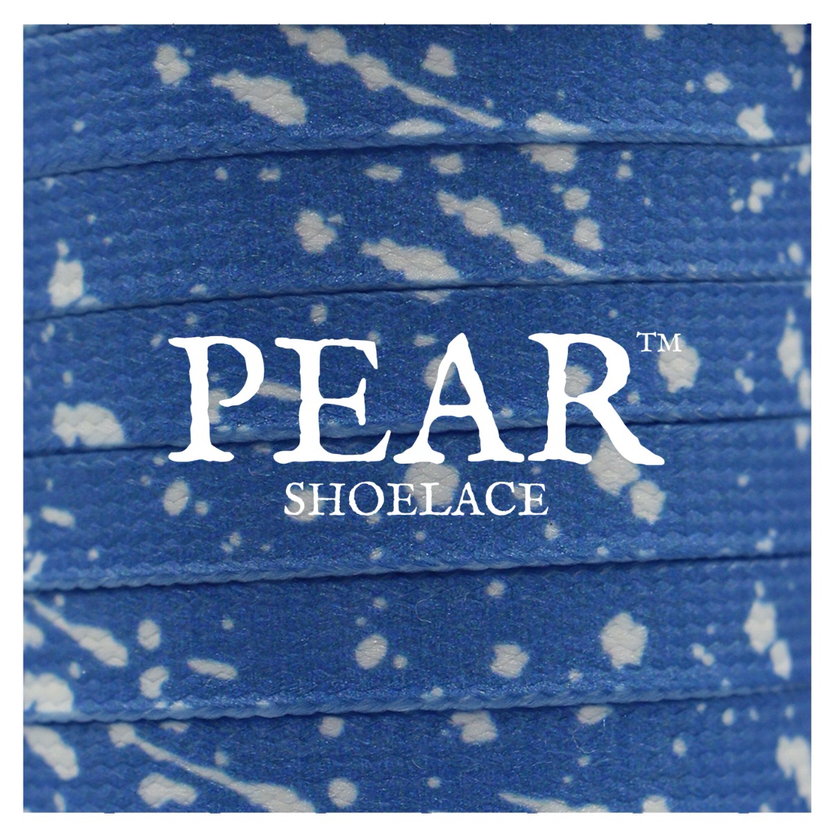 White On Blue Lace - Inked