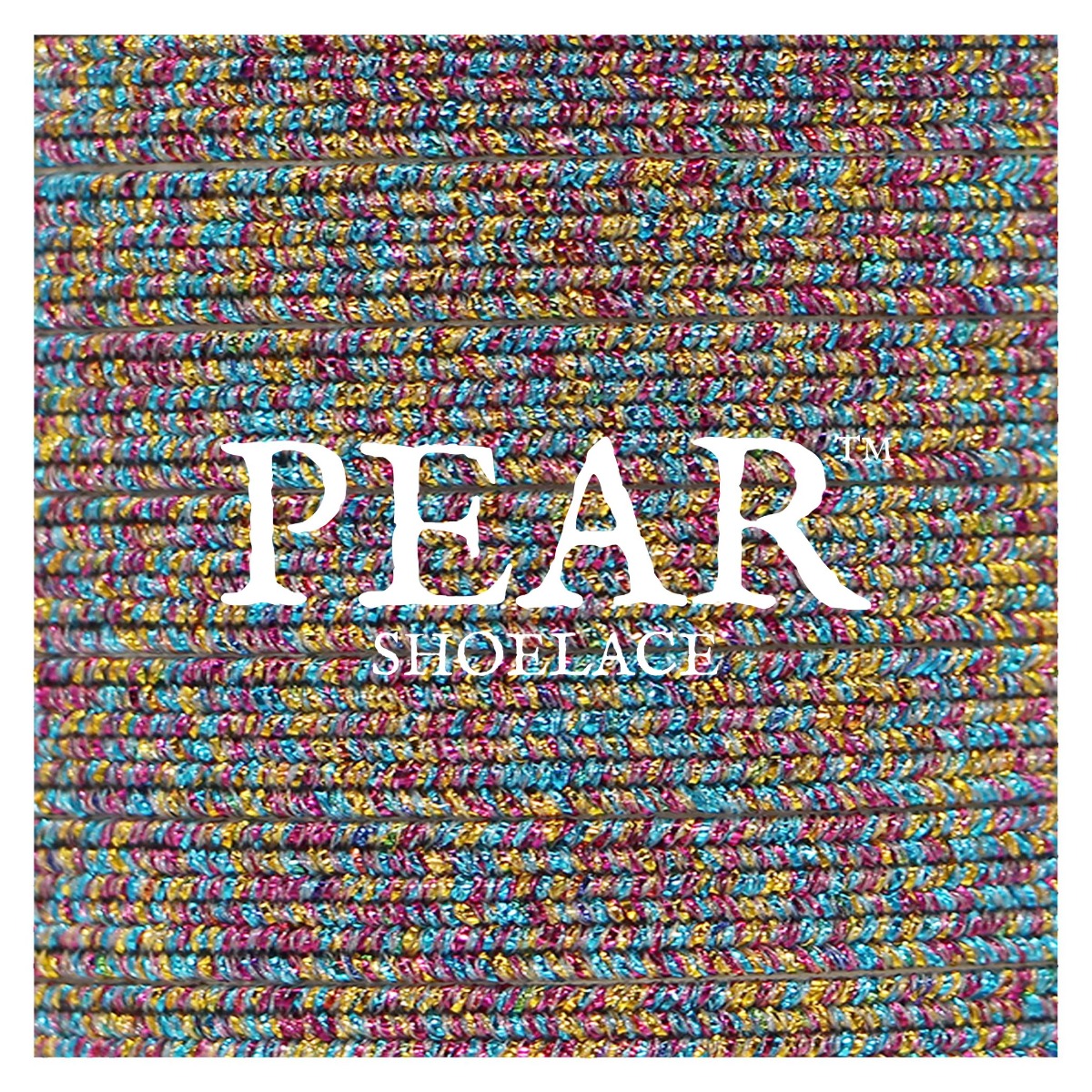 Tip Lock Glitter Flat Elastic Shoelace-MCOL