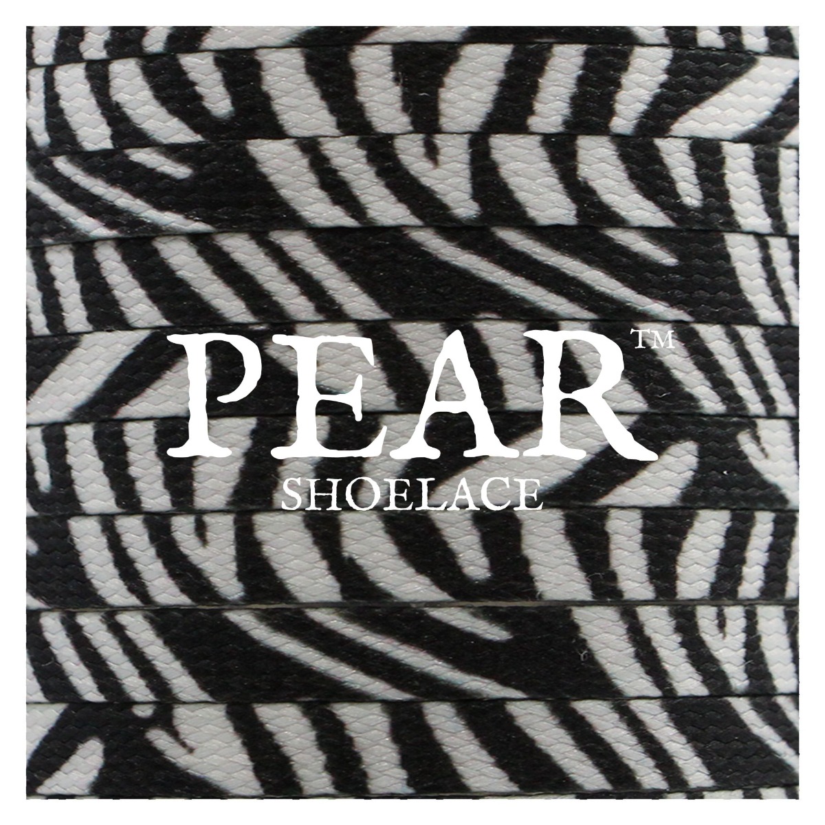 Zebra Shoelace - Flat