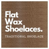 Wax Flat Shoelaces