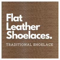 Leather Flat Shoelaces