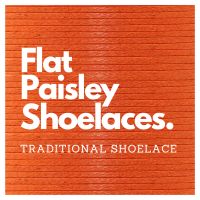 Paisley Flat Shoelaces