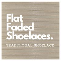 Faded Flat Shoelaces