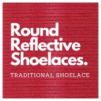 Reflective Round Shoelaces