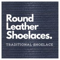 Leather Round Shoelaces