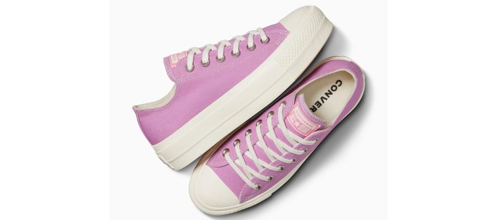 Converse Chuck Taylor All Star Lift Low replacement shoelaces — Pear Shoelace