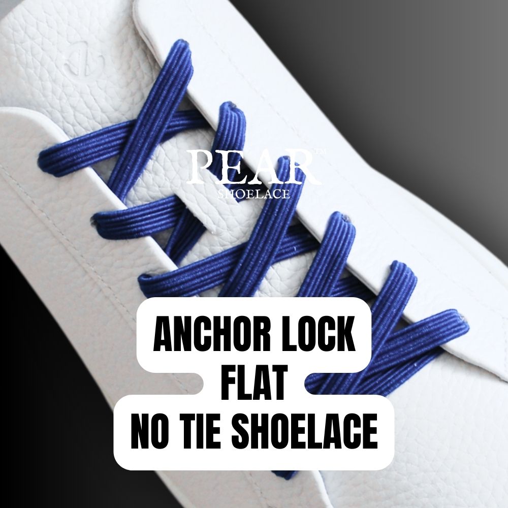 Anchor lock flat no tie shoelace installation guide — Pear Shoelace