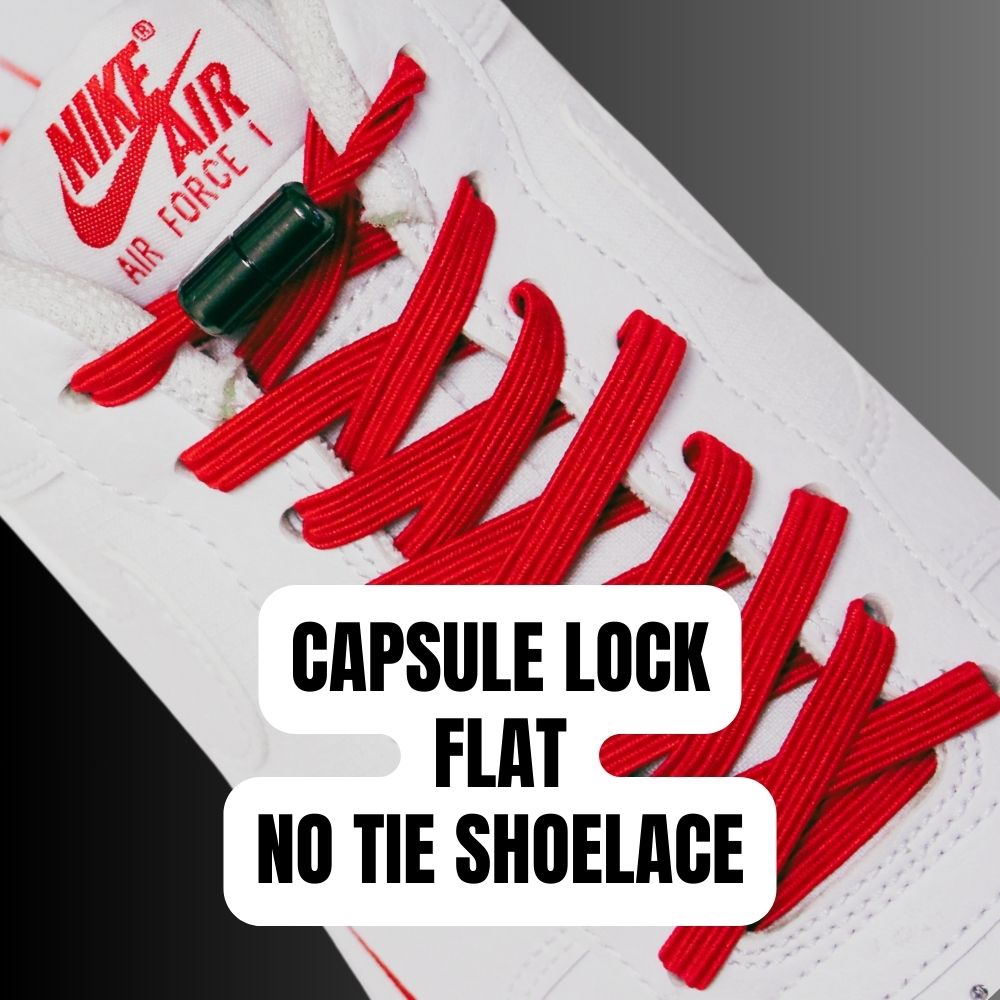 Capsule lock flat no tie shoelace installation guide — Pear Shoelace