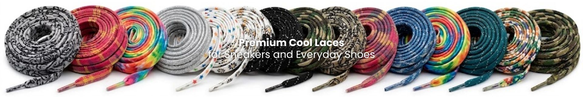 Cool shoelaces in assorted colours and styles for sneakers and casual shoes - Pear Shoelace