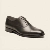Dress shoe lace length guide tile showing a formal lace-up shoe