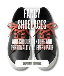 Shop for fancy shoelaces