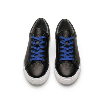 Flat anchor lock no tie shoelaces fitted to sneakers — Pear Shoelace