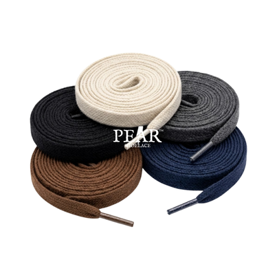 Shop Flat Cotton Shoelaces Flat Cotton Shoelaces - Pear Shoelace