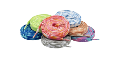 Shop Flat Dye Shoelaces Shoelaces Flat Dye Shoelaces - Pear Shoelace