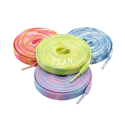 Shop Flat Dye Shoelaces Shoelaces Flat Dye Shoelaces - Pear Shoelace