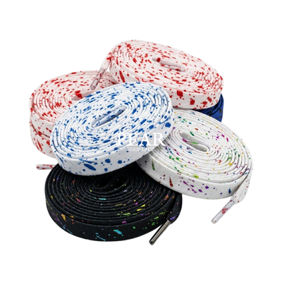 Shop Flat Inked Shoelaces Flat Inked Shoelaces - Pear Shoelace