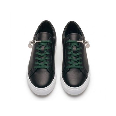 Flat loop lock no tie shoelaces fitted to sneakers — Pear Shoelace