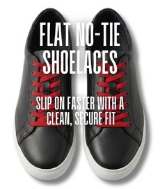Flat No Tie Shoelaces