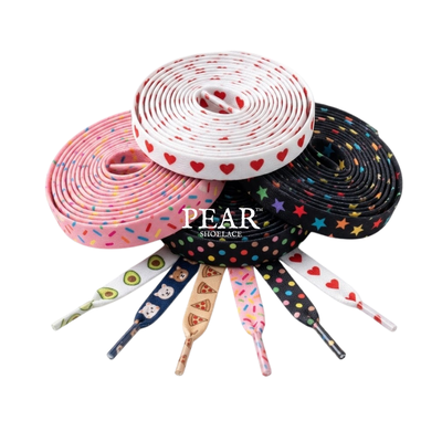 Shop Flat Novelty Shoelaces Flat Novelty Shoelaces - Pear Shoelace
