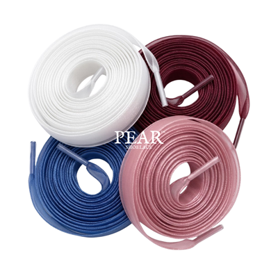 Shop Flat Organza Shoelaces Flat Organza Shoelaces - Pear Shoelace