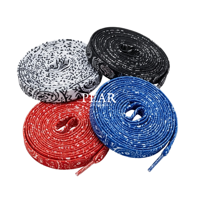 Shop Flat Paisley Shoelaces Flat Paisley Shoelaces - Pear Shoelace