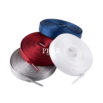 Shop Flat Satin Shoelaces Flat Satin Shoelaces - Pear Shoelace