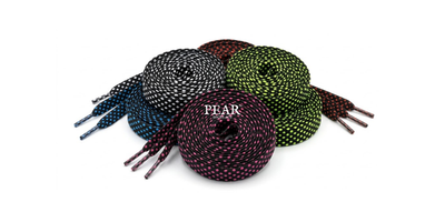 Shop Flat Spotted Shoelaces Flat Spotted Shoelaces - Pear Shoelace
