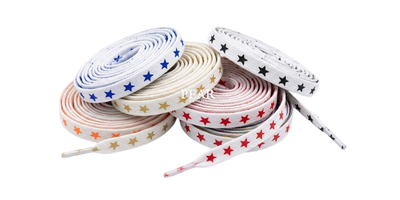 Shop Flat Star Shoelaces Flat Star Shoelaces - Pear Shoelace