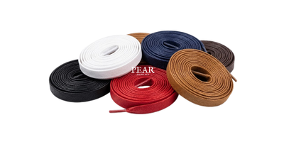 Shop Flat Wax Shoelaces Flat Wax Shoelaces - Pear Shoelace