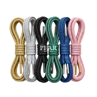 Shop Glitter Laces Glitter Shoelaces - Pear Shoelaces