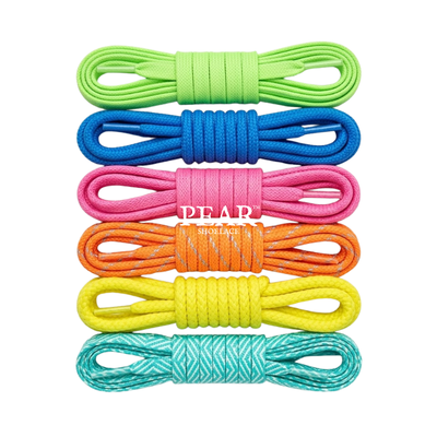 Shop Glow Laces Glow Shoelaces - Pear Shoelaces