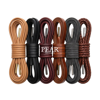Shop Leather Laces Leather Shoelaces - Pear Shoelace