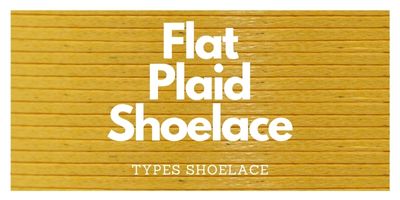 Plaid Flat Shoelaces