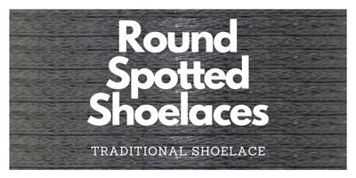 Spotted Round Shoelaces