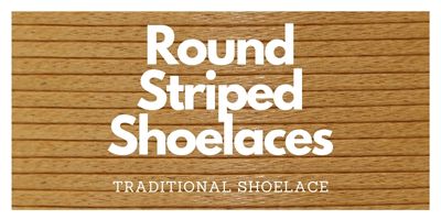 Striped Round Shoelaces