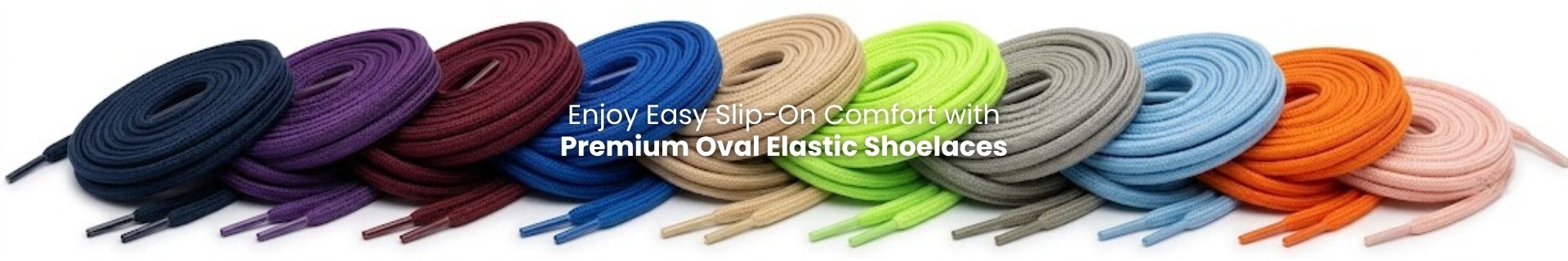 Oval elastic shoelaces in multiple colours for sneakers, trainers and active shoes Oval elastic shoelaces in multiple colours for sneakers, trainers and active shoes - Pear Shoelace