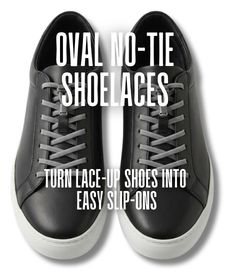 Oval No Tie Shoelaces