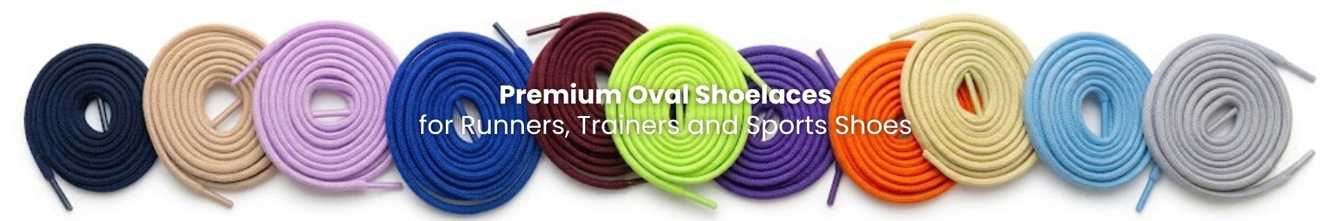 Shop Oval shoelaces colour range for sneakers and sports shoes Oval shoelaces colour range for sneakers and sports shoes - Pear Shoelace