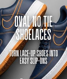 Oval No Tie Shoelaces