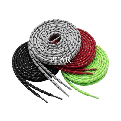 Round reflective shoelaces for visibility and standout style — Pear Shoelace