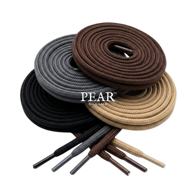 Round rope shoelaces for casual and rugged wear — Pear Shoelace